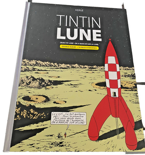 Tintin lune album - tintin, et