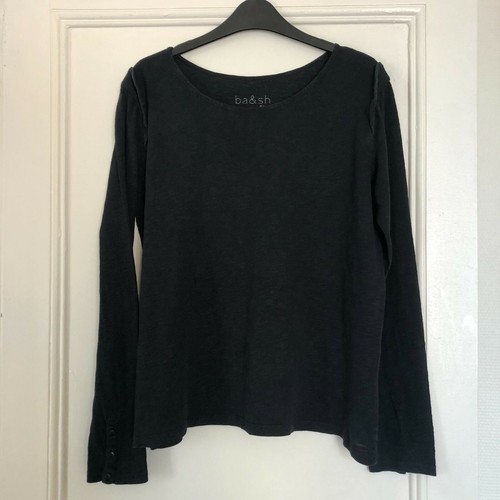 Top oversize noir - , à
