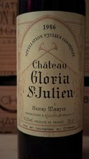 1 Bt - CHÂTEAU GLORIA 1986