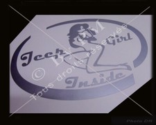 Sticker Jeep Girl Inside