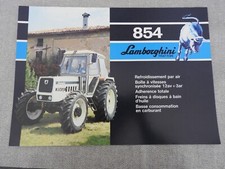 catalogue feuillet  lamborghini 854 / 854 DT tracteur