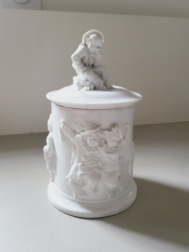 Ancien pot tabac en - ancien,