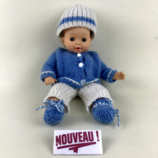 ➜Poupon Cititoy nouveau-né aux yeux bleu - Poupée bébé nourrisson de 37 cm