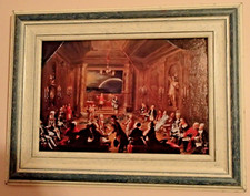 TABLEAU à scène Maçonnique, impression d'Art sur toile format 30x40 cm