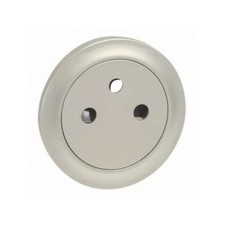 Legrand 068411 - Enjoliveur Céliane - Prise 2P+T Surface - Titane