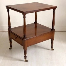 Desserte acajou placage - en,