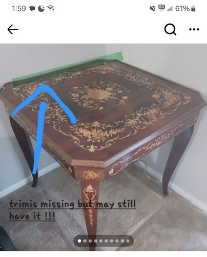 Unique table antique - table, italian