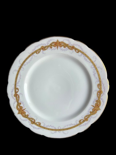 Assiettes porcelaine doré - porcelaine,