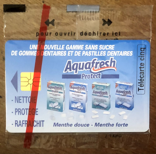 Telecarte aquafresh réf - telecarte,