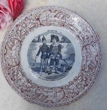 ANCIENNE ASSIETTE PARLANTE DEVINETTE DIGOIN