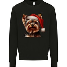 Sweatshirt Jumper Enfant Yorkshire Terrier De Noël Xmas