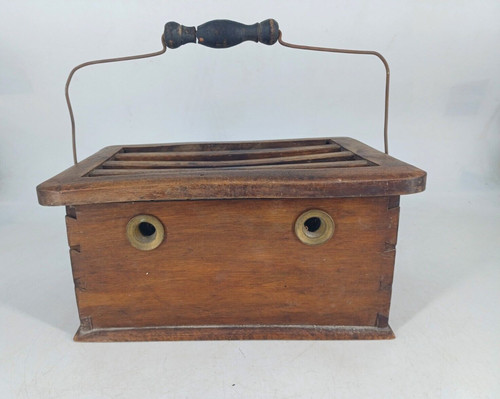 Ancienne chaufferette bois - ancienne,