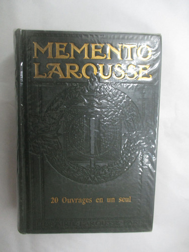 Memento larousse ouvrages - "memento,