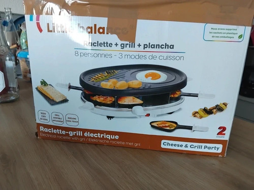 Appareil raclette 1 - raclette, 3-en-1