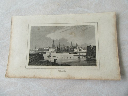 Gravure 19ème siècle calais - gravure,