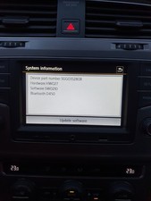 autoradio WV golf 7 avec