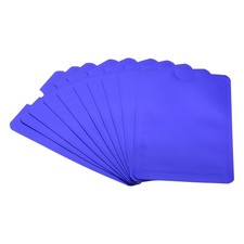 RFID Blocage Etui, 20 Pcs, Aluminium Crédit pour Identité Carte Sombre Bleu