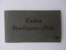 Catalogue Publicitaire - Tables Rustiques et de Styles - Maison AH