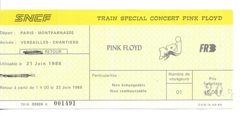 Rare ticket billet de train - rare,