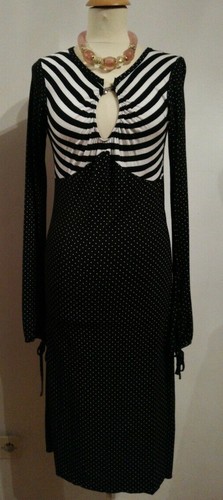 Robe longue noire - robe, blanche
