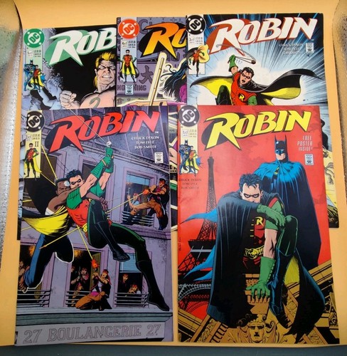 Lot comics robin 1 5 - 5, #1-5