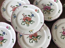 6 assiettes à dessert Vieux