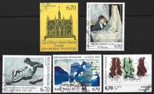 FRANCE - série de 5 timbres