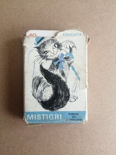 Ancien jeu cartes mistigri - ancien,
