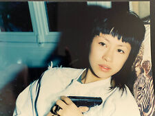Rare cibachrome grande photo Tokyo haunted souls Japon portrait femme & revolver