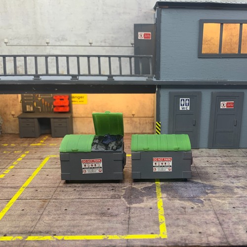 Diorama garage 43 - diorama, 1/43