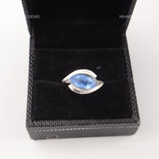 925 Argent Sterling Tanzanite