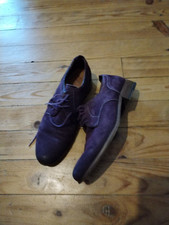 Derbies Chaussures Schmoove Homme Taille 41  Violet Daim