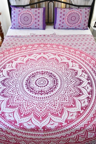 Ombre reine couette indien - reine,