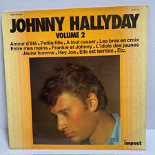 Vynil 33T Johnny Halliday Volume 2 - Impact 1980