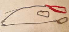 Lot laisse, collier, Harnais métal pour Chien