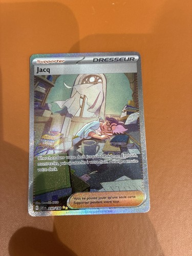 Carte pokemon dresseur jacq - carte,