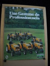 AFFICHE POSTER TRACTEUR RENAULT UNE GAMME PROFESSINNELS - RENAULT AGRICULTURE