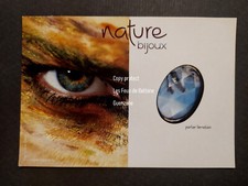 Nature bijoux publicité bague amazonite ébéne Macassar oeil  carte postale