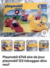PLAYMOBIL 123 1.2.3 6785 ENFANTS ET PARC DE JEUX NEUF EN BOITE