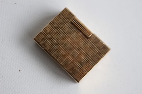 Dupont briquet plaqué - s.t., or