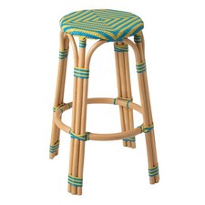 Tabouret de Bar en Rotin "Geo"