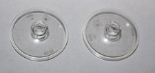 2 x Lego Clear Round Dish