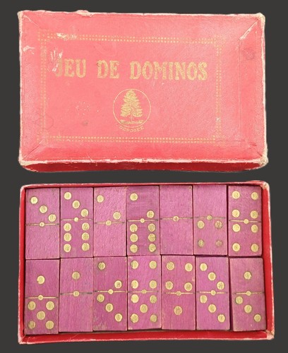Ancien jeu dominos bois - jeu,