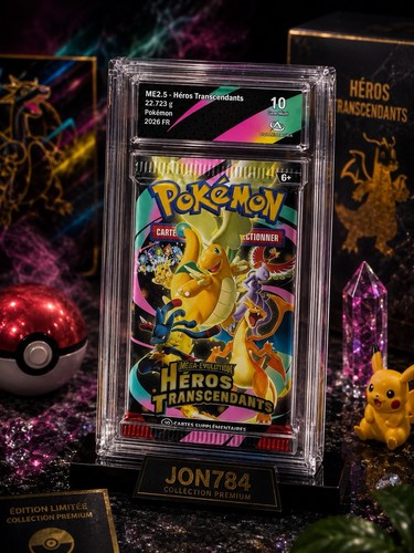 Booster pokémon gradé - pokémon, hÉros