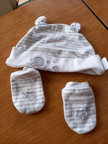 Moufles bonnet naissance - moufles,