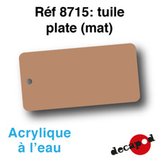 Decapod 8715 - Tuile plate (mat), Peinture acrylique à l'eau