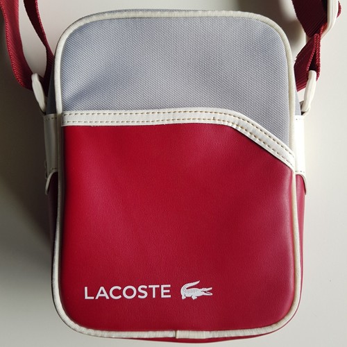 Sacoche zippée rouge - zippée, gris