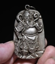 2.4 "Chine ancienne Hmong Yinfeng shuguangong Palace jade charme collier pendent