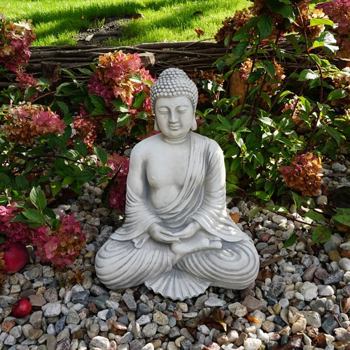 Statuette pierre bouddha - en,