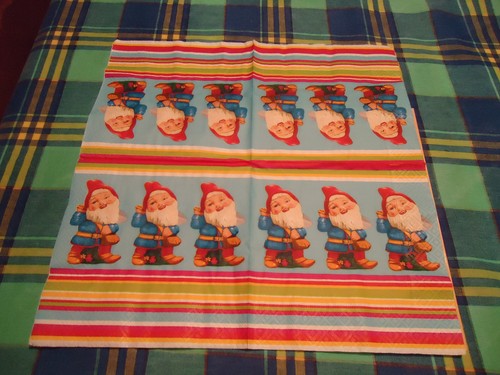 Serviettes papier nains - papier, -nains